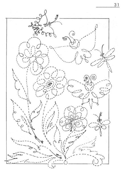 Обводка для детей растения