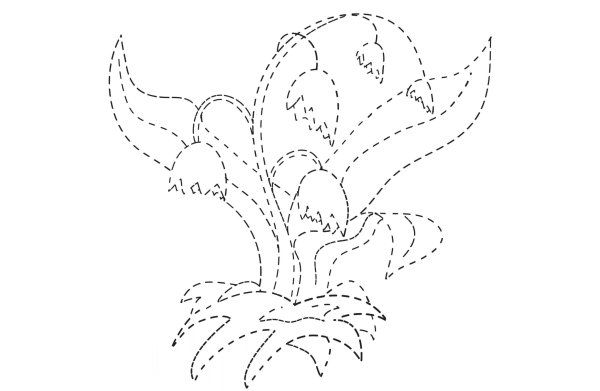 Рисование по точкам цветы