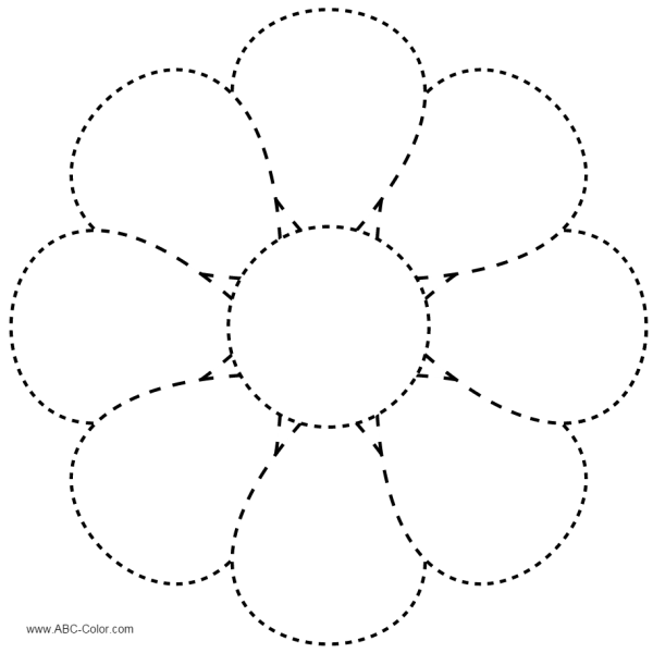 Цветок для обведения