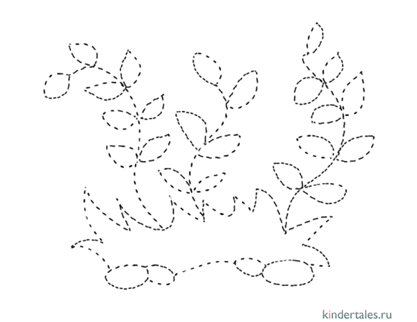 Раскраски осень для детей 4-5 лет распечатать по точкам