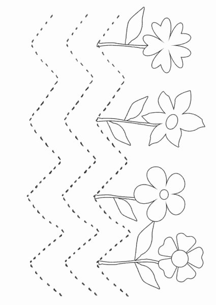 Обводить линии для детей 3 лет