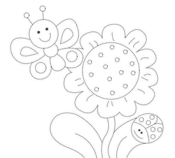 Садовые цветы обводилки для детей