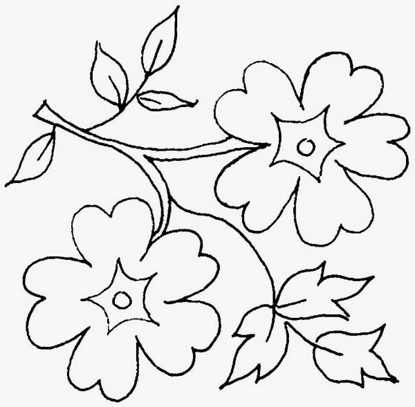 Трафареты цветов для вышивки