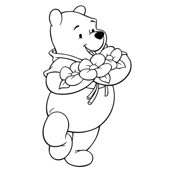 Раскраска Винни пух Дисней
