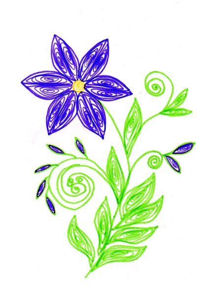 Эскизы для квиллинга