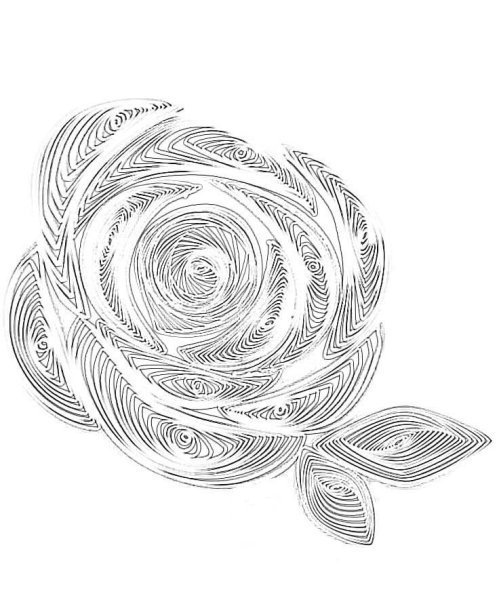 Квиллинг эскиз