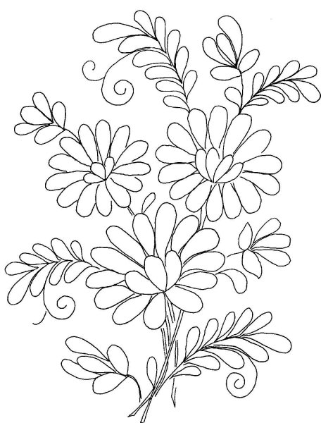 Узоры для вышивки гладью