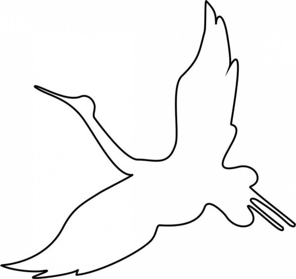 Журавли для вырезания