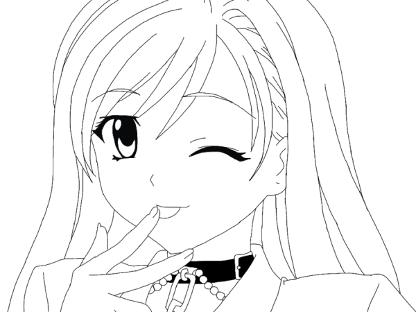 Аниме для раскрашивания