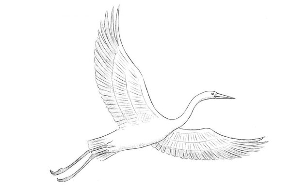 Журавли для вырезания