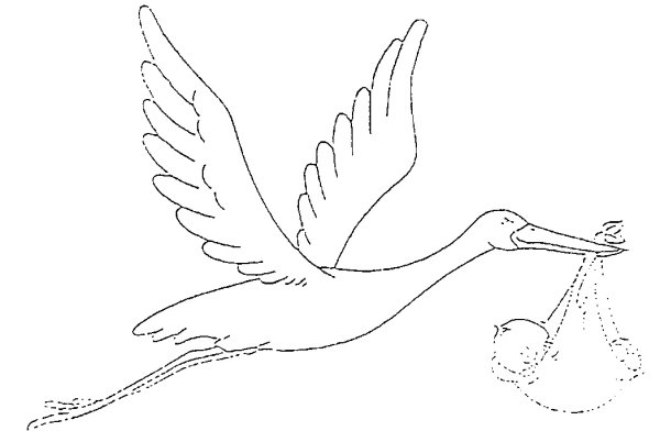 Журавли для вырезания