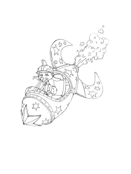 Белка и стрелка раскраска для детей