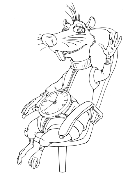 Белка и стрелка озорная семейка раскраска