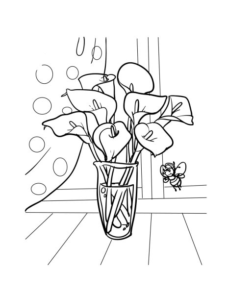 Натюрморт с цветами ра