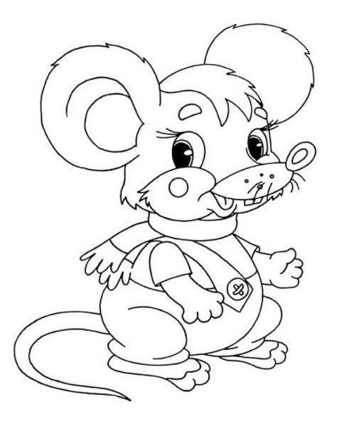 Раскраска пышка