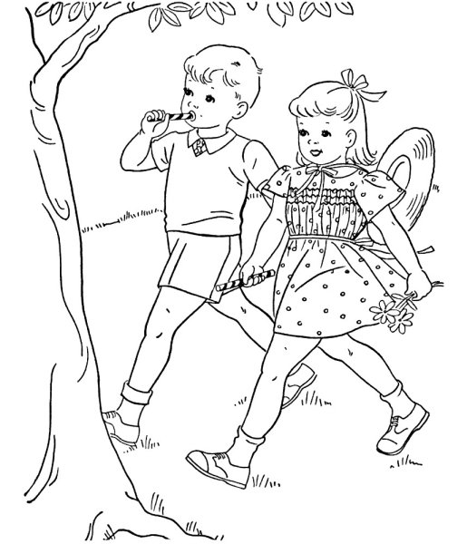 Раскраски ко Дню защиты детей