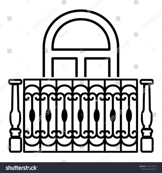 Балкон раскраска