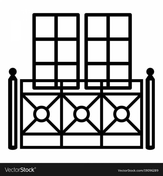 Балкон раскраска