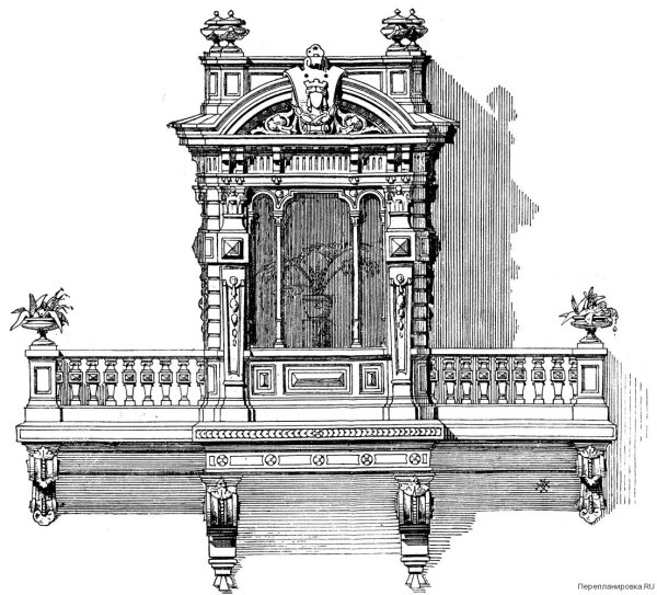 Эскиз балкона
