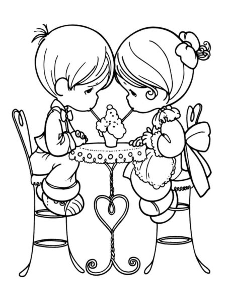 Рисунок на день влюбленных