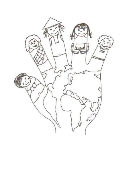 День народного единства раскраска