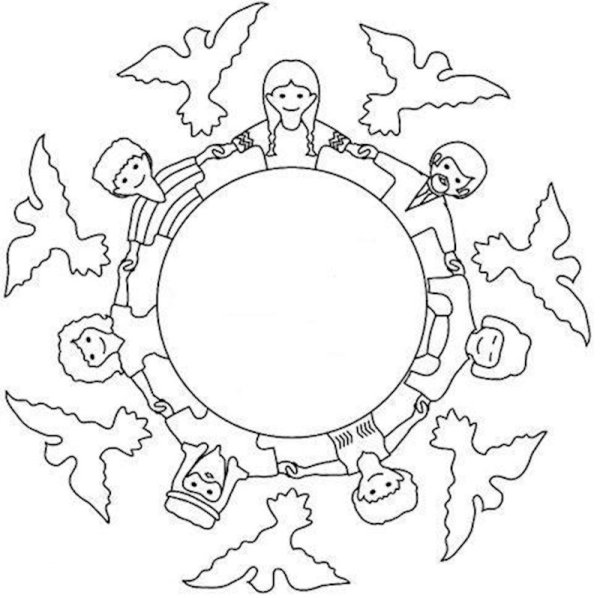 Раскраска день единства народов