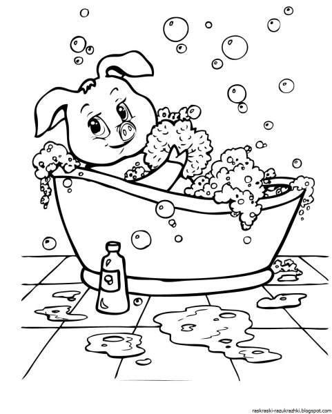Вода раскраска для детей