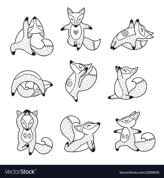 Лисичка для распечатывания