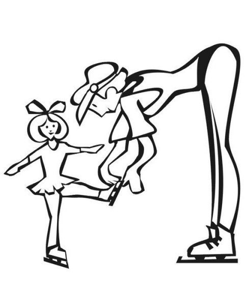 Тренер раскраска для детей