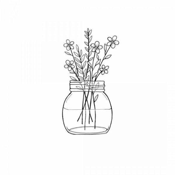 Раскраска растения Эстетика