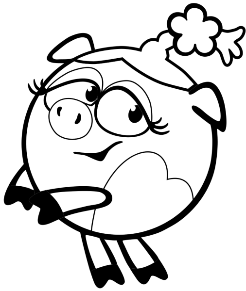 Раскраска Смешарики Карыч