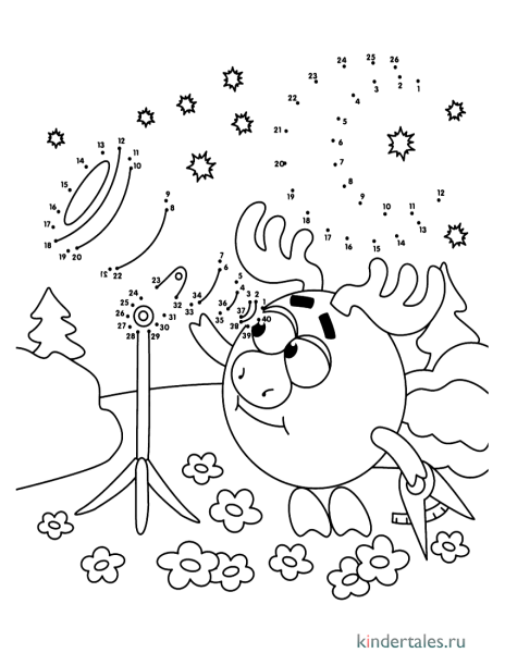 Раскраска «Смешарики»