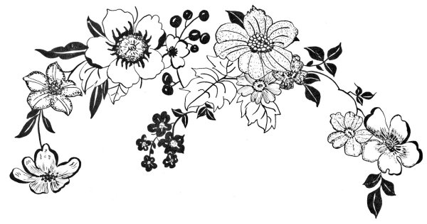 Рисование цветочного орнамента