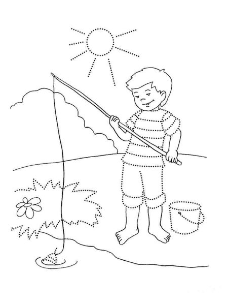 Раскраска. Лето