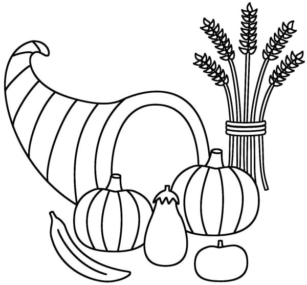 Раскраска урожай