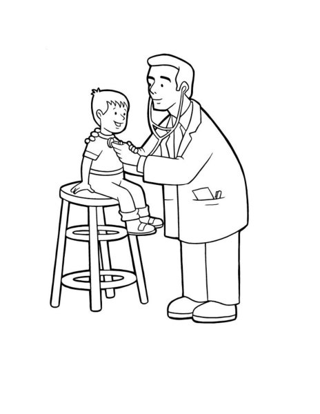 Раскраска. Профессии