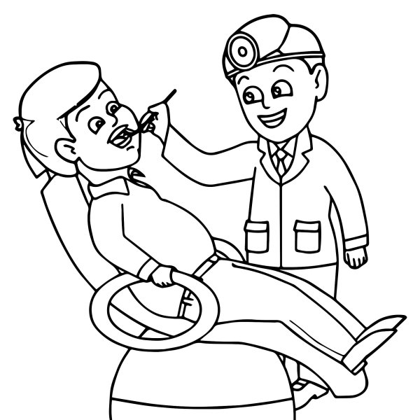 Профессии раскраски для детей