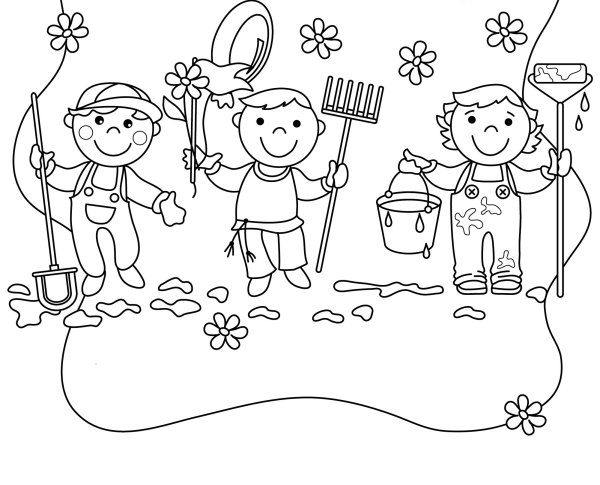 Раскраски к майским праздникам