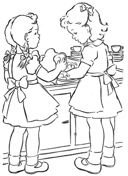 Раскраска вежливость