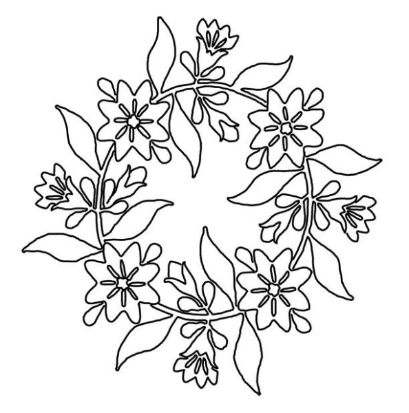 Нарисовать винок и разукрасить