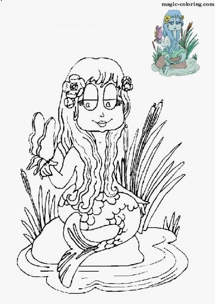 Раскраска Иван Купала для детей