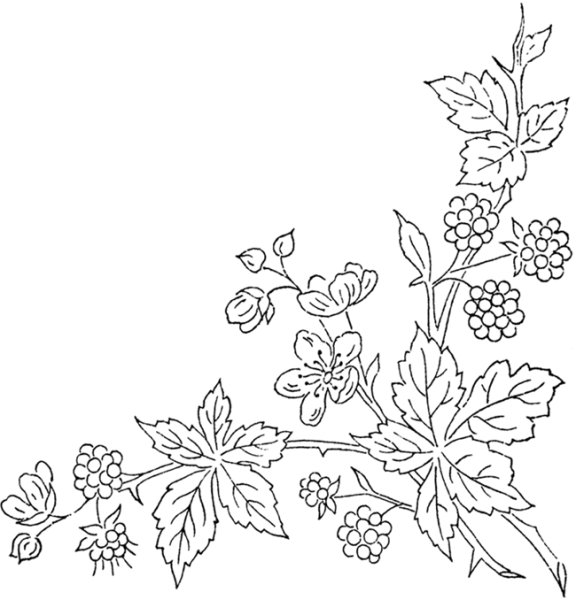 Угловые узоры для вышивки