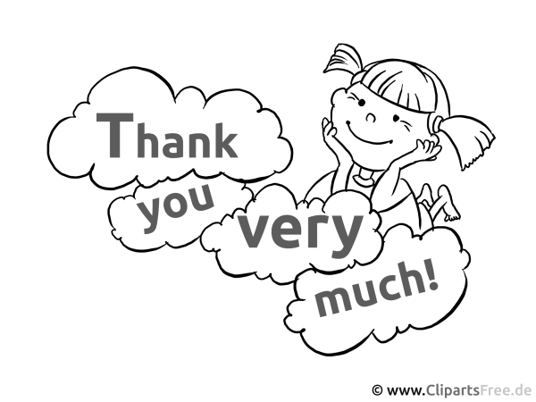 Картинка спасибо для раскрашивания