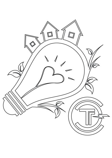 Энергосбережение раскраска