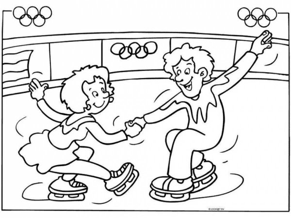 Раскраски Олимпийские игры для детей