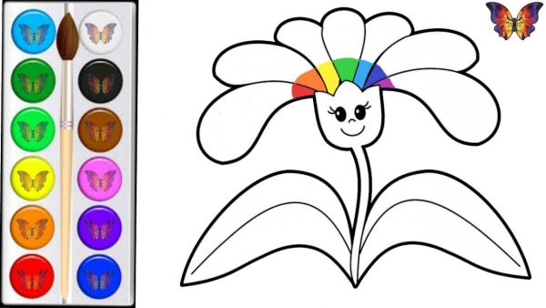 Раскраска по цвету для малышей