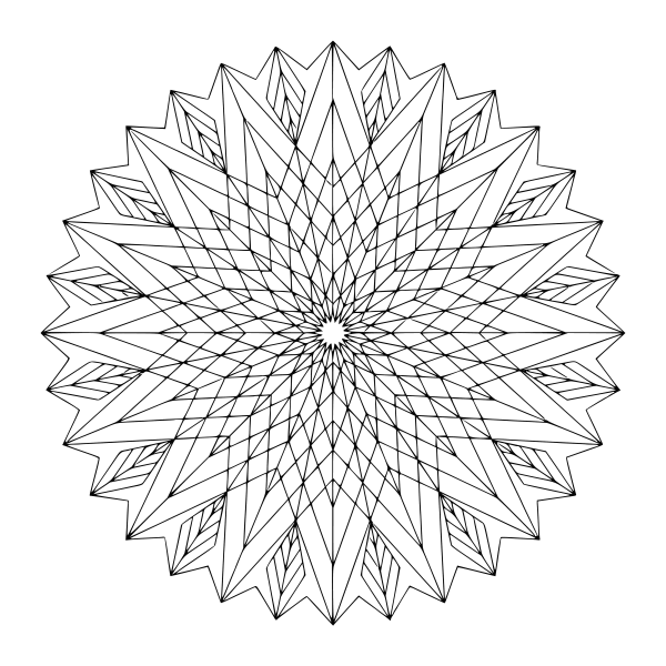 Мандала Геометрическая