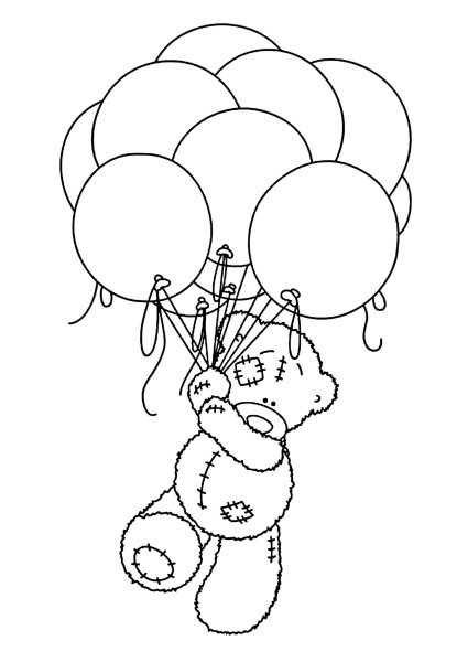 Шарики раскраска