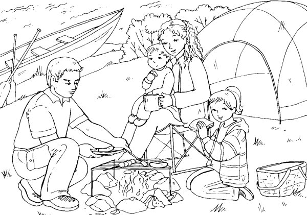 Раскраска поход