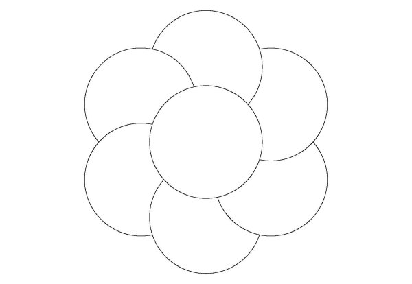 Кружочки раскраска для детей